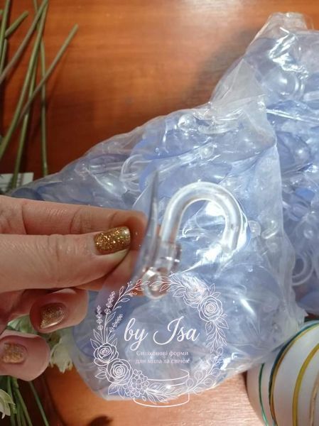 Transparent suction cups 4 cm.