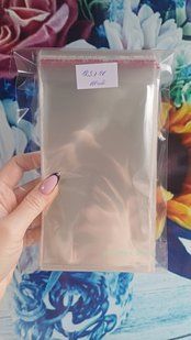 Пакетики 10*15 з клейкою стрічкою, 100 шт. 4104 фото