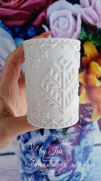 Candle mold. "Trypillya winter tree"