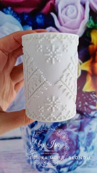 Candle mold. "Trypillya winter tree"