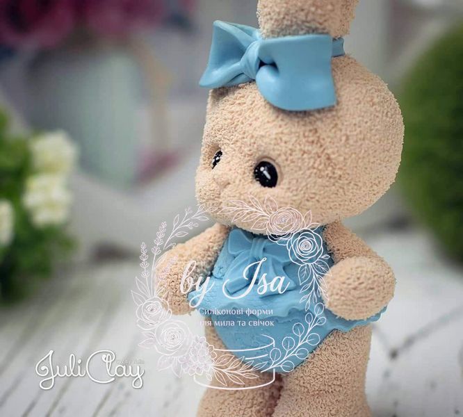 Bunny with tied ears