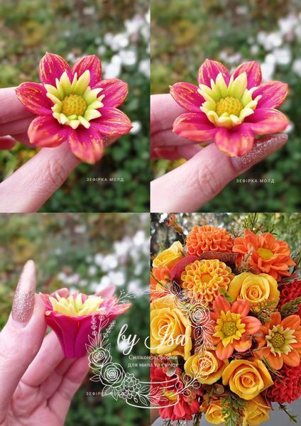 Dahlia Merry Children. The flower is small.